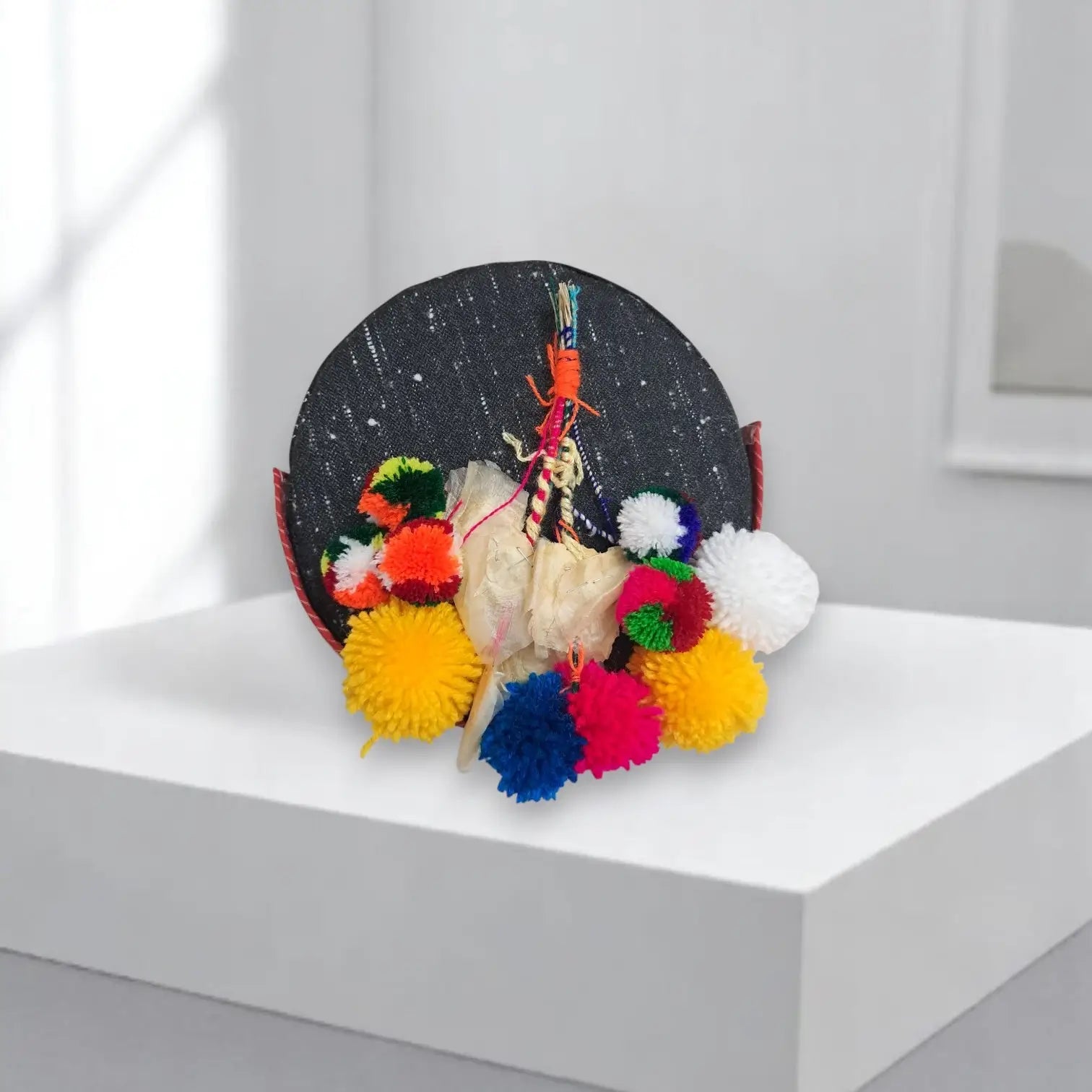 Pure Angora Wool Himachali Maroon Color Cap  | All-Season Traditional Pahadi Topi  | Unisex & Handcrafted