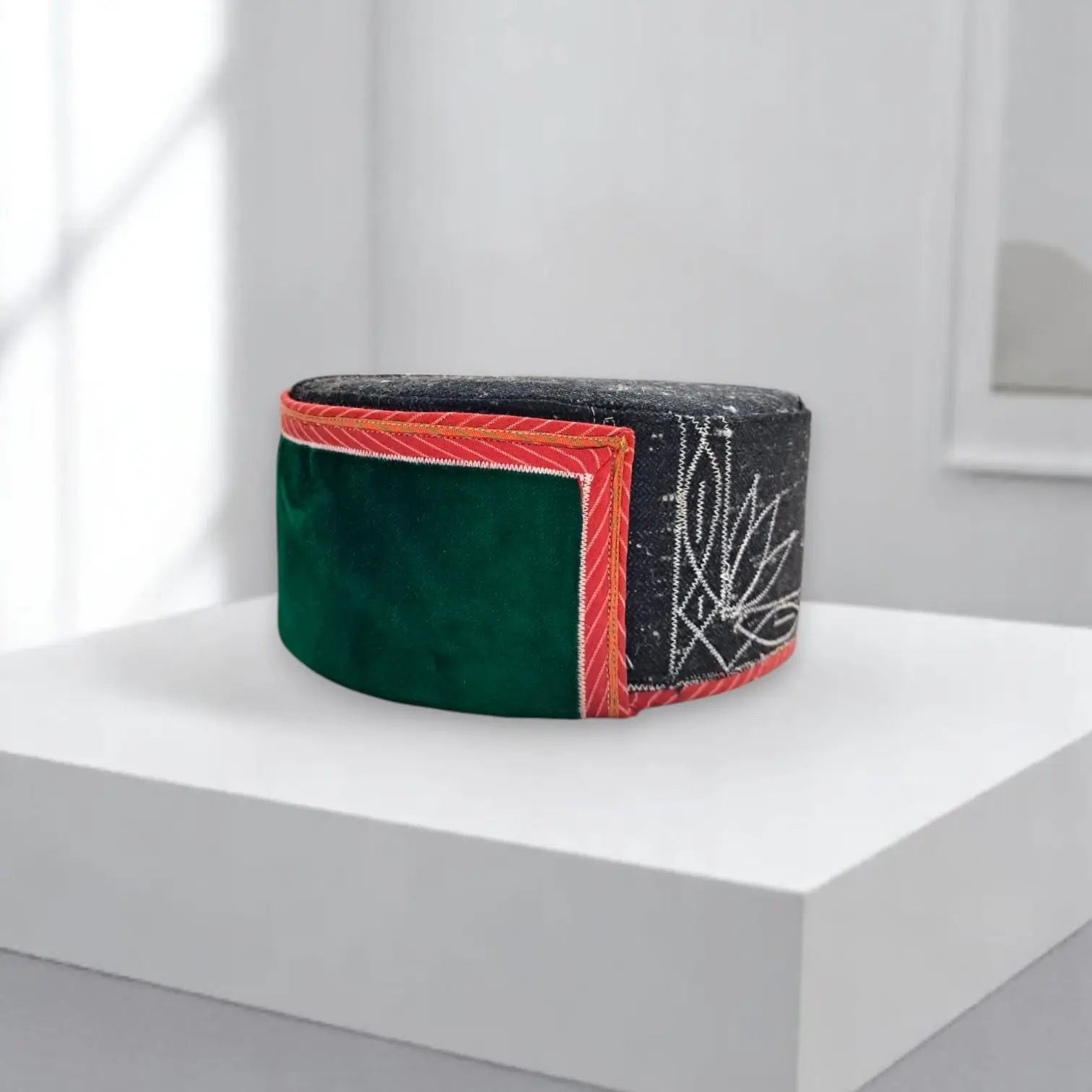 Pure Angora Wool Himachali Cap  | All-Season Traditional Pahadi Topi  | Unisex & Handcrafted