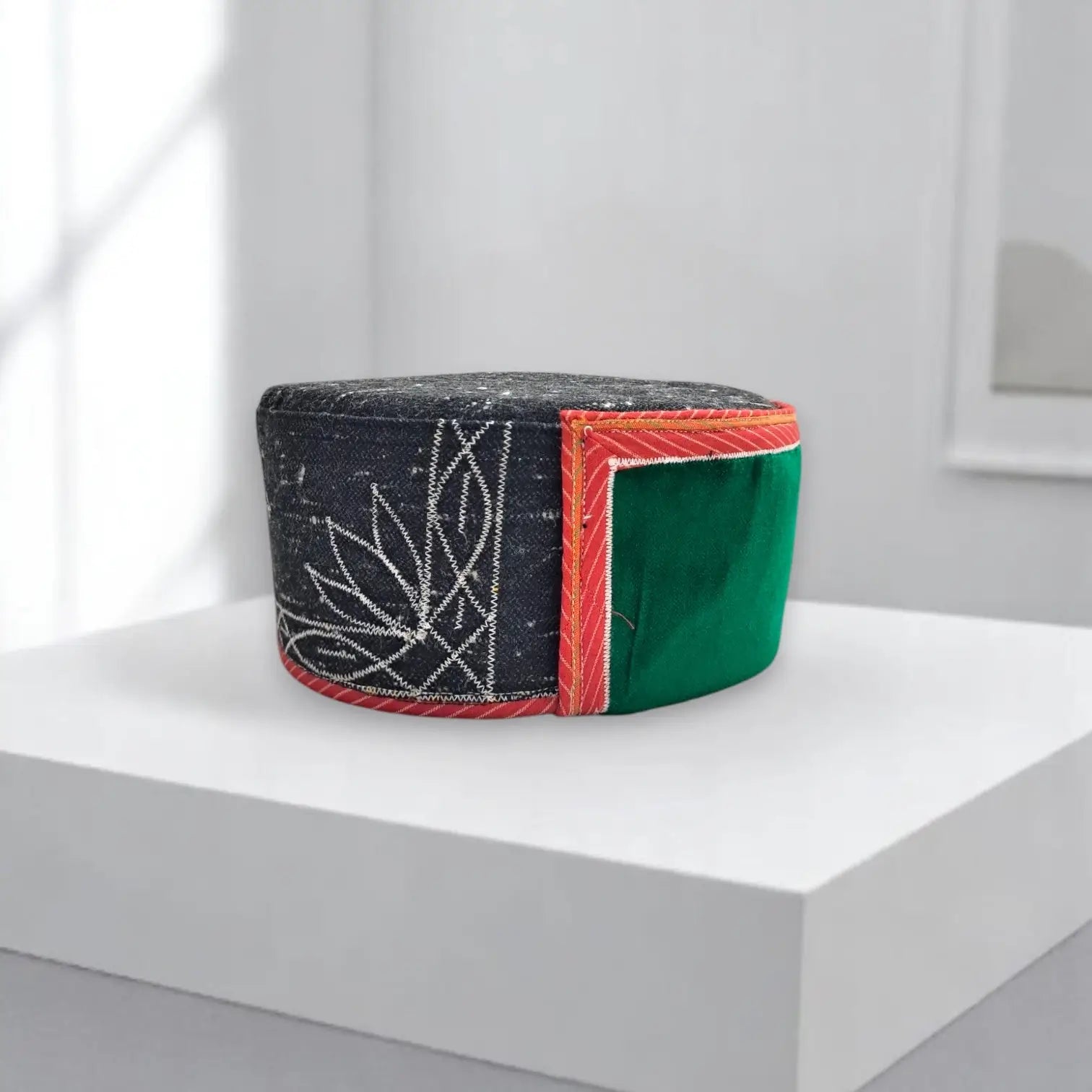 Pure Angora Wool Himachali Cap  | All-Season Traditional Pahadi Topi  | Unisex & Handcrafted