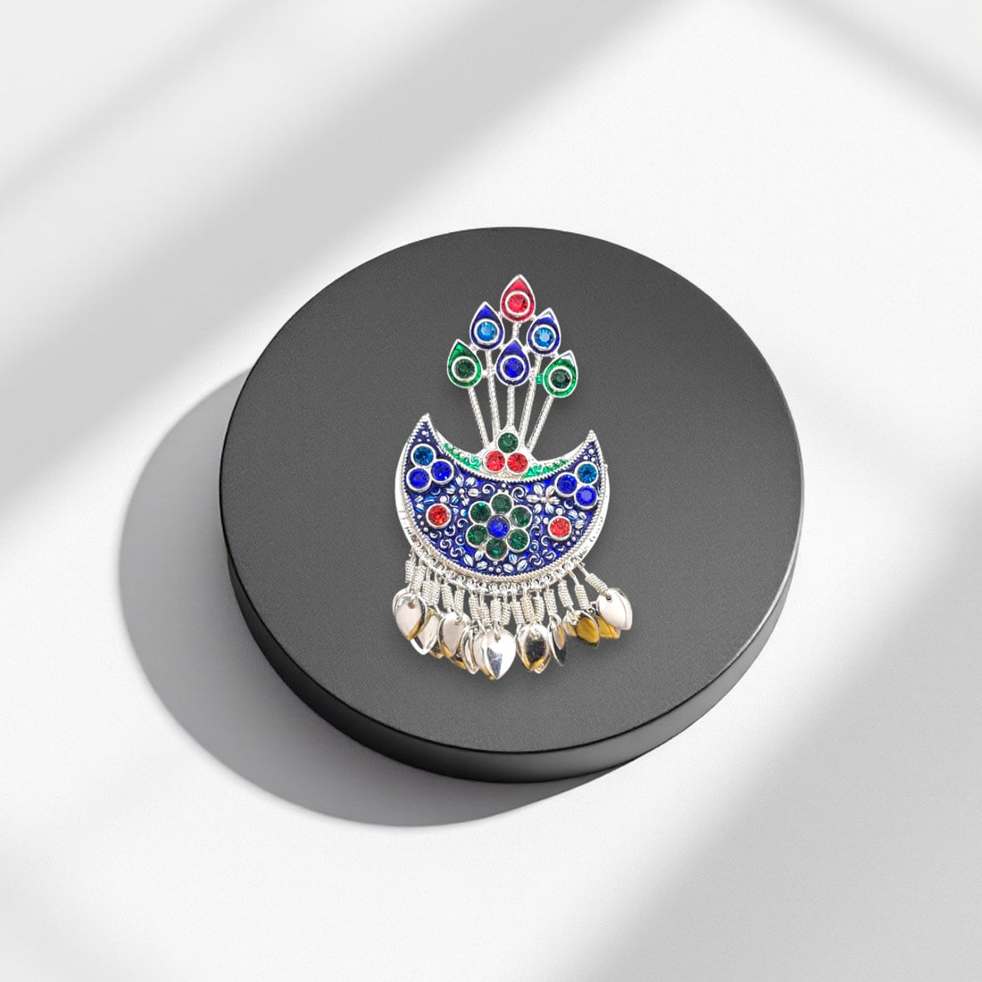 🌟 Authentic Himachali & Uttarakhandi Cap Kalgi Chand Brooch – Silver Pahadi Topi Accessory 🏔️👑 Traditional Kalgi for Kullu, Garhwali & Kumaoni Topi