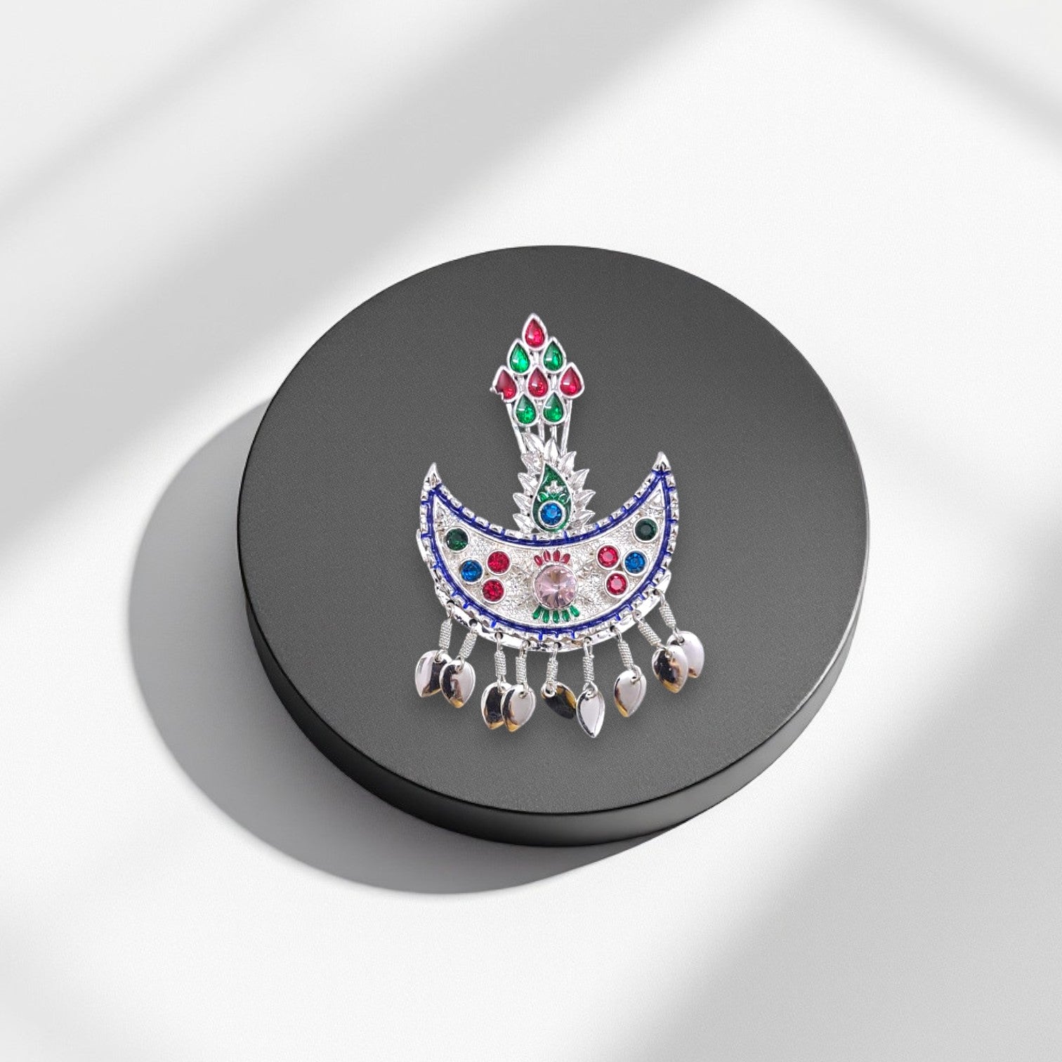 🌟 Authentic Himachali & Uttarakhandi Cap Kalgi Chand Brooch – Silver Pahadi Topi Accessory 🏔️👑 Traditional Kalgi for Kullu, Garhwali & Kumaoni Topi