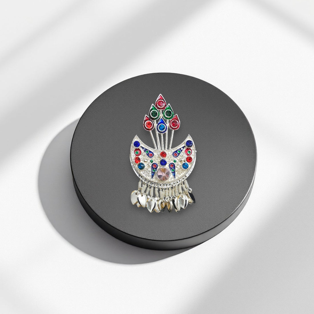 🌟 Authentic Himachali & Uttarakhandi Cap Kalgi Chand Brooch – Silver Pahadi Topi Accessory 🏔️👑 Traditional Kalgi for Kullu, Garhwali & Kumaoni Topi
