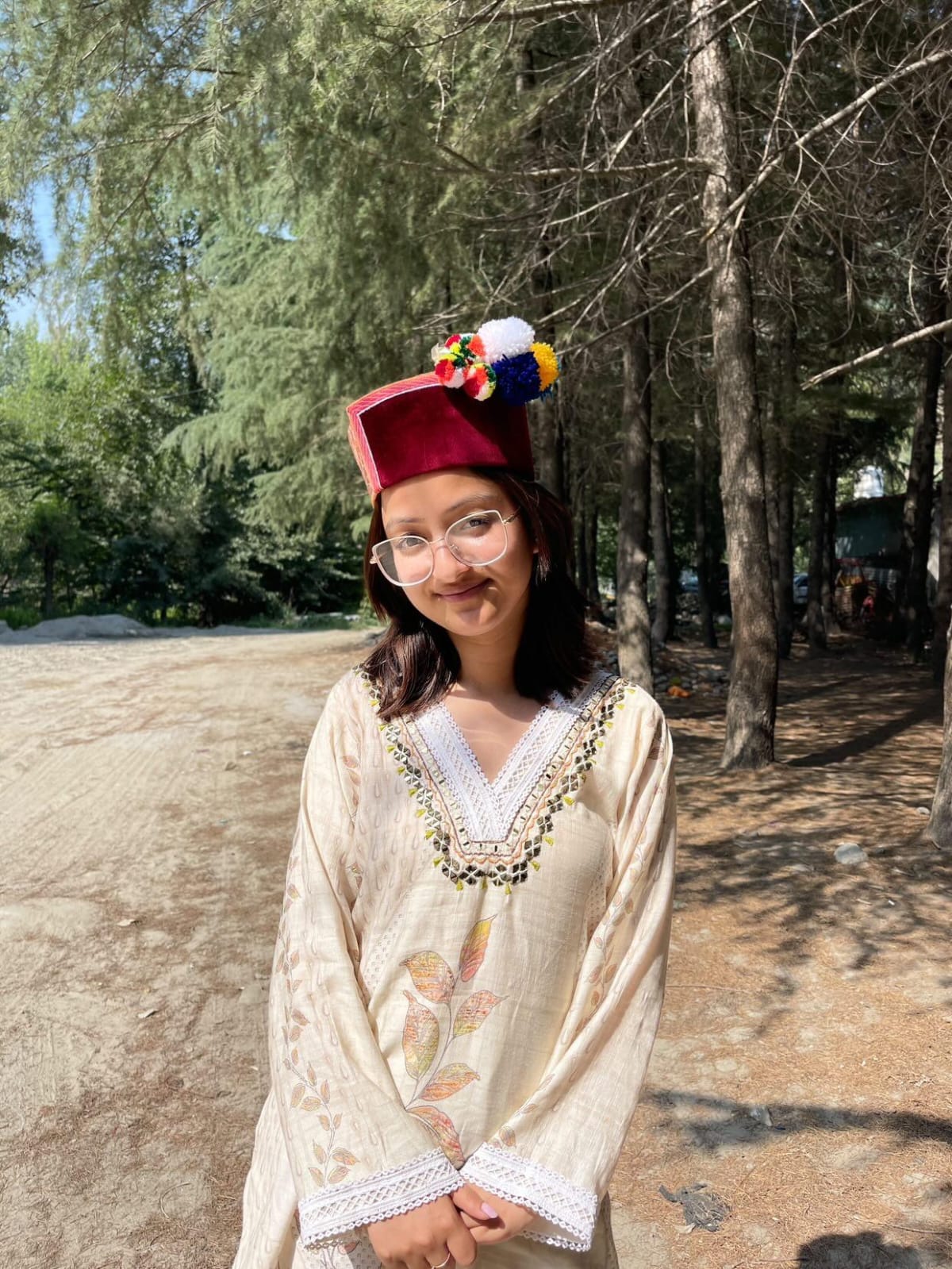 Pure Angora Wool Himachali Maroon Color Cap  | All-Season Traditional Pahadi Topi  | Unisex & Handcrafted