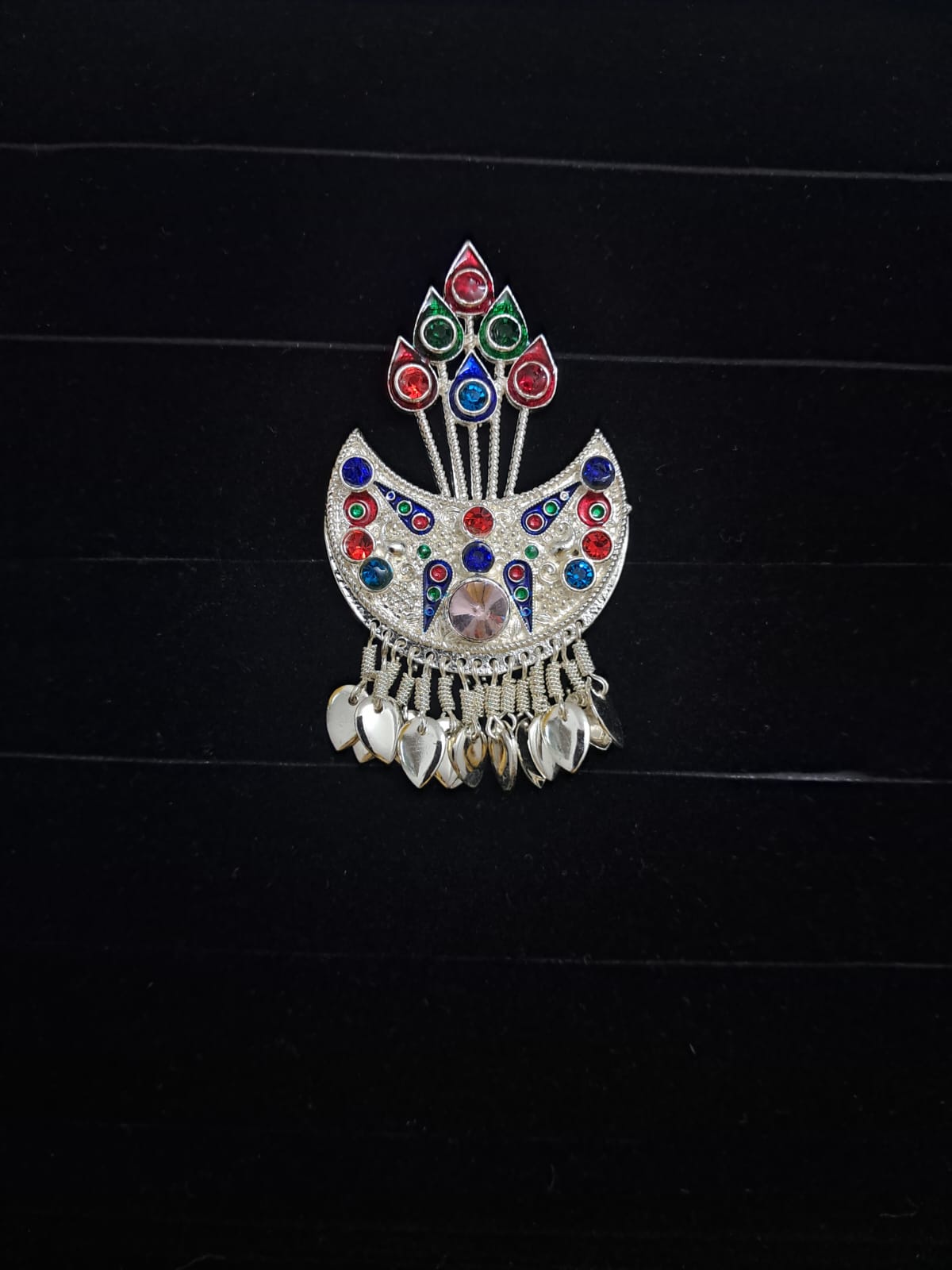 🌟 Authentic Himachali & Uttarakhandi Cap Kalgi Chand Brooch – Silver Pahadi Topi Accessory 🏔️👑 Traditional Kalgi for Kullu, Garhwali & Kumaoni Topi
