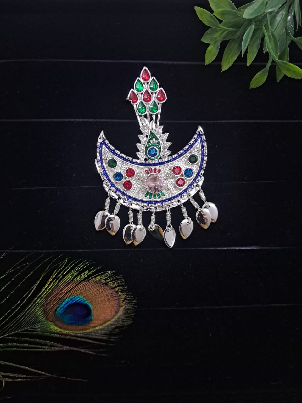 🌟 Authentic Himachali & Uttarakhandi Cap Kalgi Chand Brooch – Silver Pahadi Topi Accessory 🏔️👑 Traditional Kalgi for Kullu, Garhwali & Kumaoni Topi