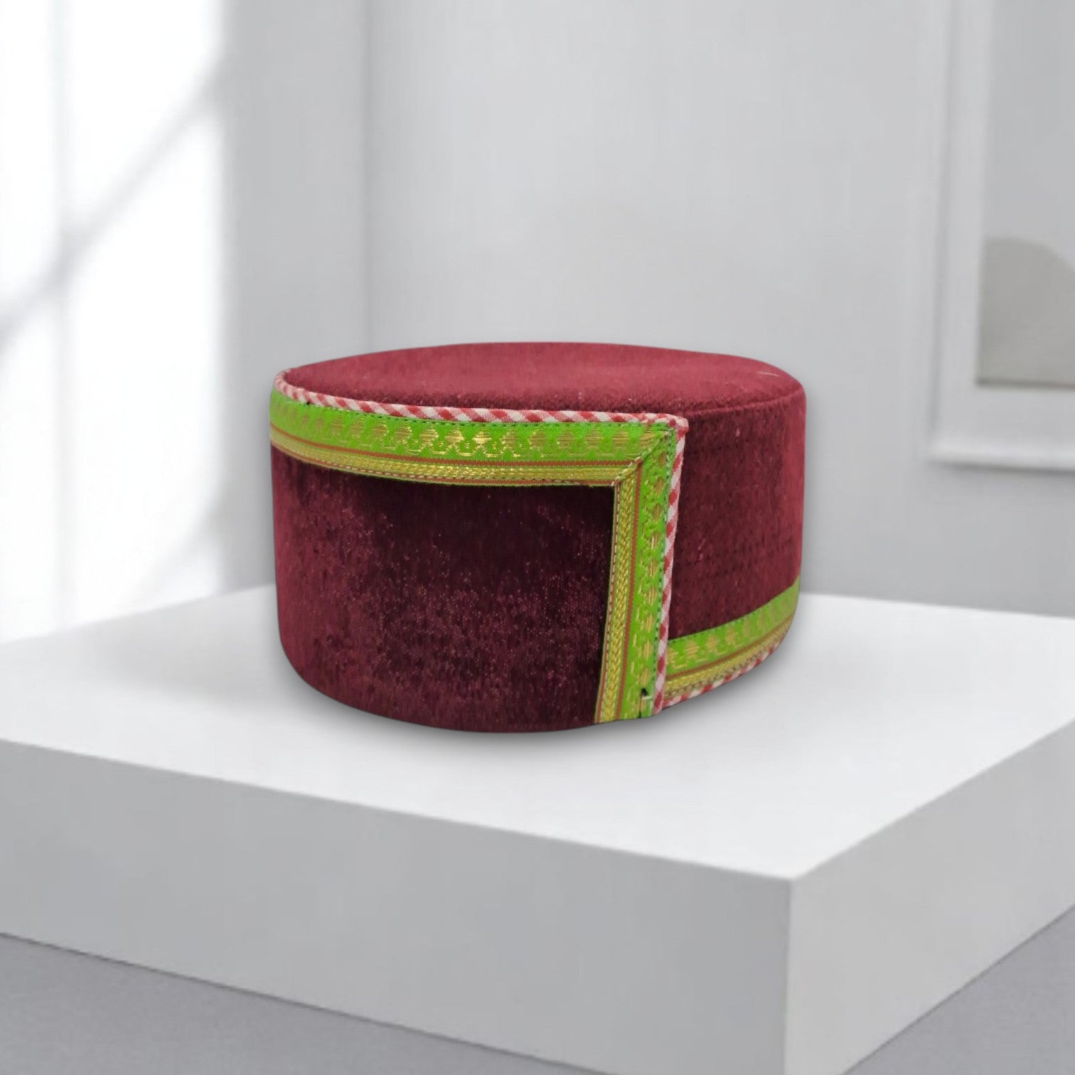 Himachali Traditional Saneel Gotta Cap Unisex Elegance In Every Style