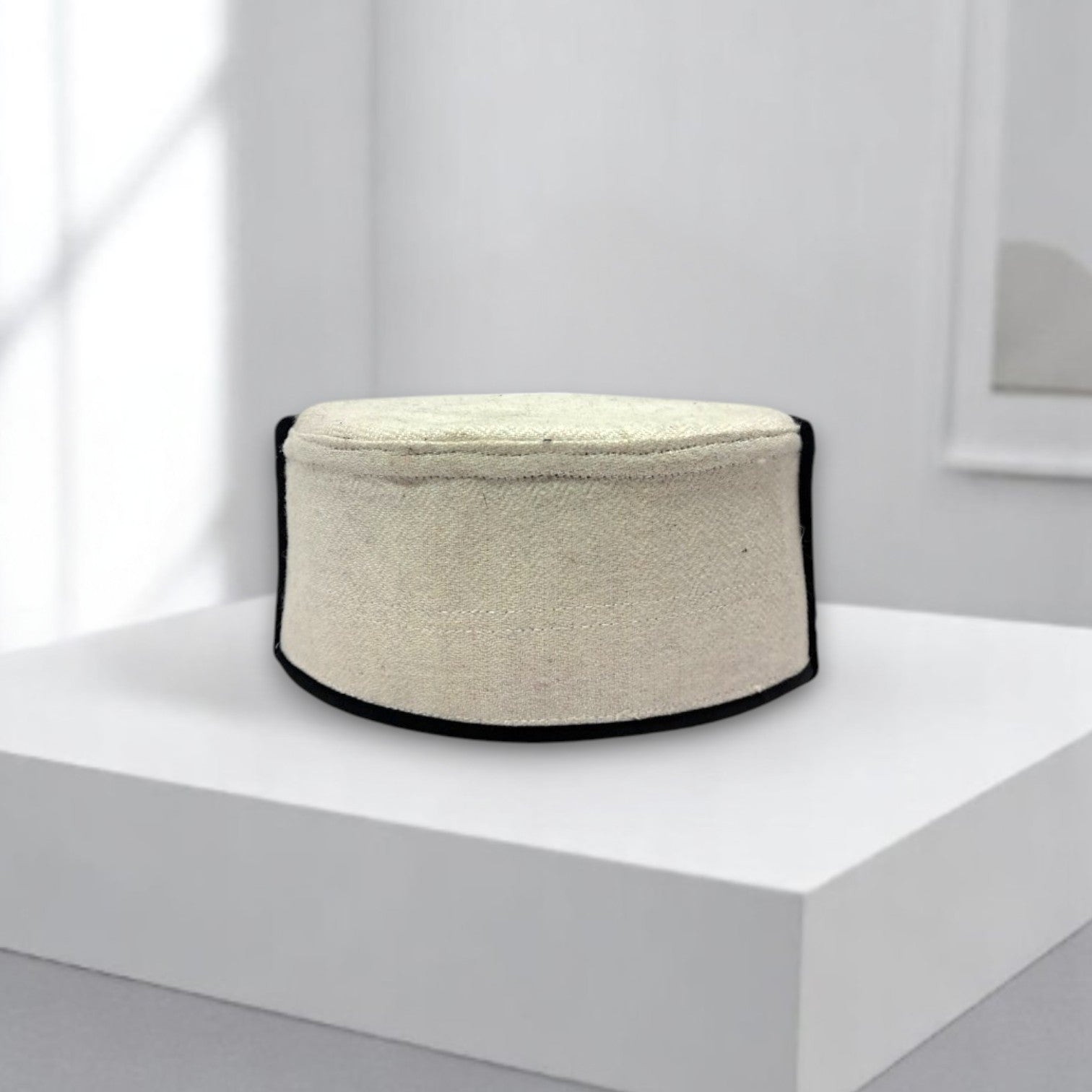 HIMACHALI CENTRE BORDER PATTI CAP BY HIMALYAN THREADS