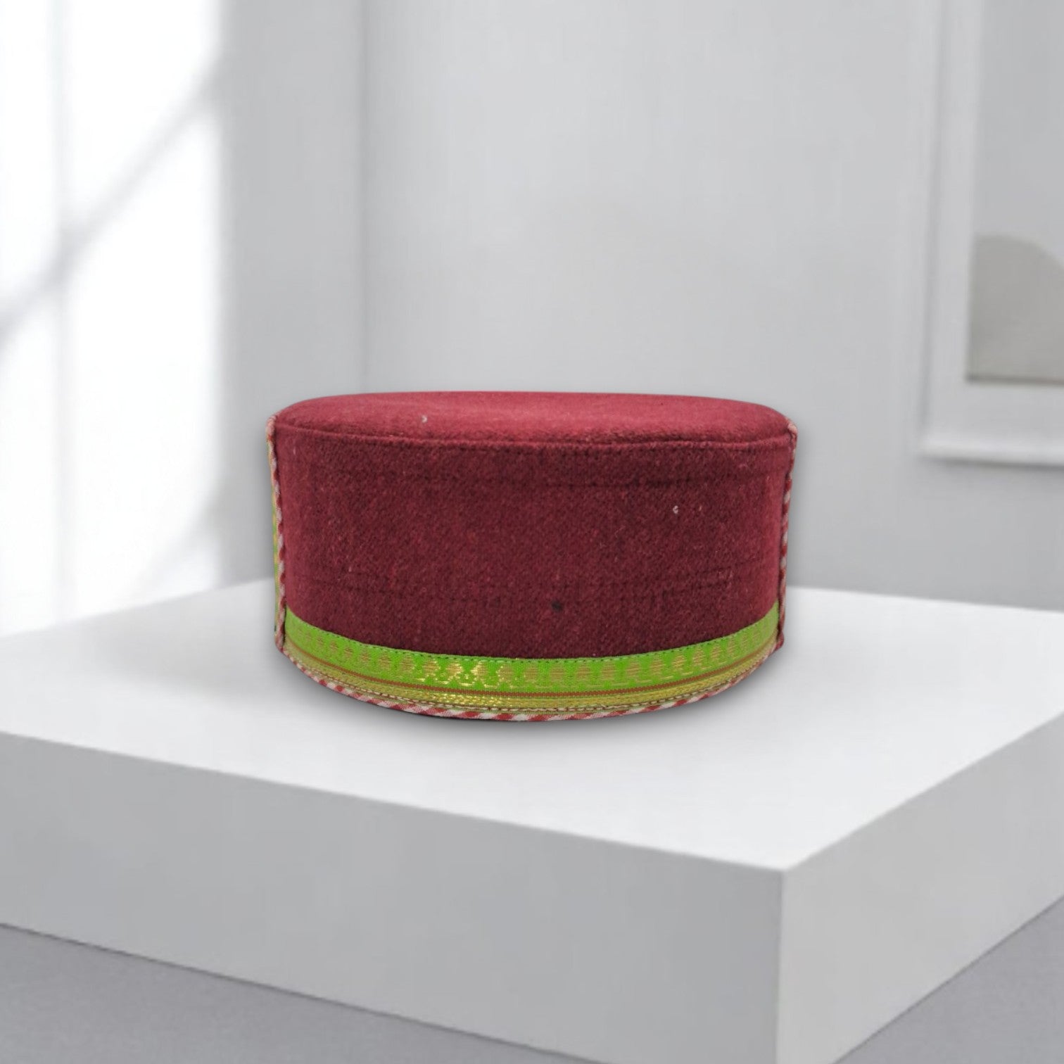 Himachali Traditional Saneel Gotta Cap Unisex Elegance In Every Style