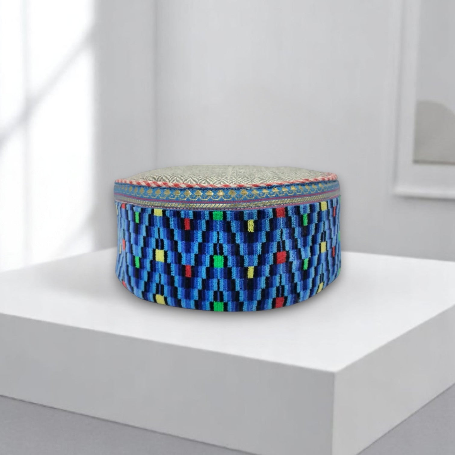 Himachali Pahadi Topi In Colorfull Design Royal Look