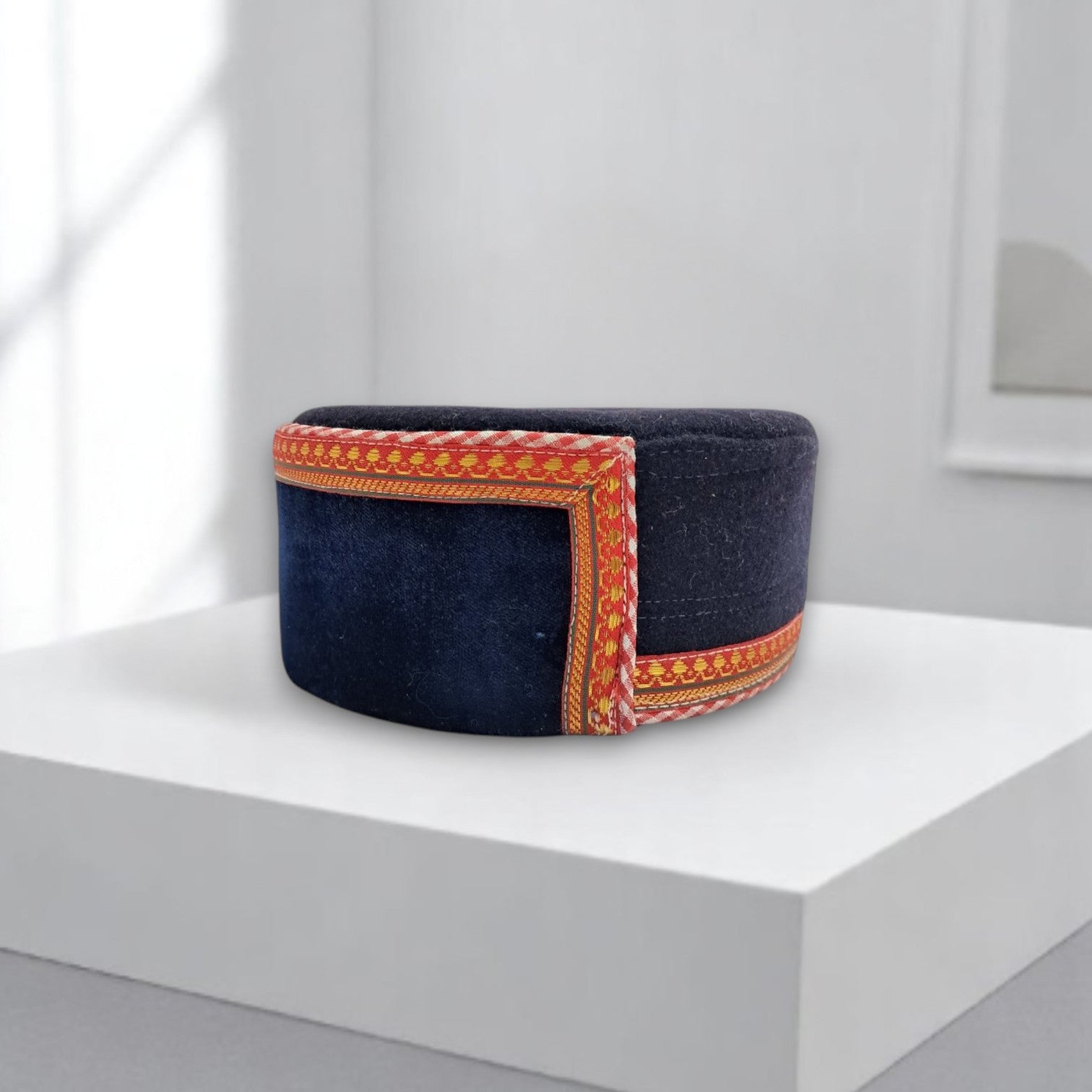 Himachali Traditional Saneel Gotta Cap Unisex Elegance In Every Style