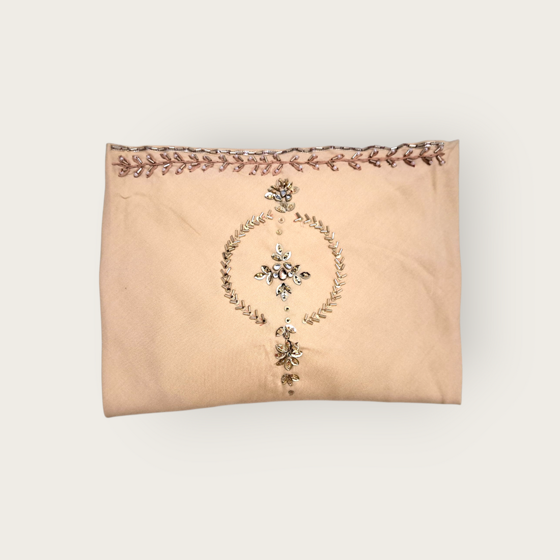 Himachali Traditional Dhatu Head Scarf for Women – Hand-Embroidered Rayon Fabric with Stone Work | Pahadi Cultural & Ethnic Wear