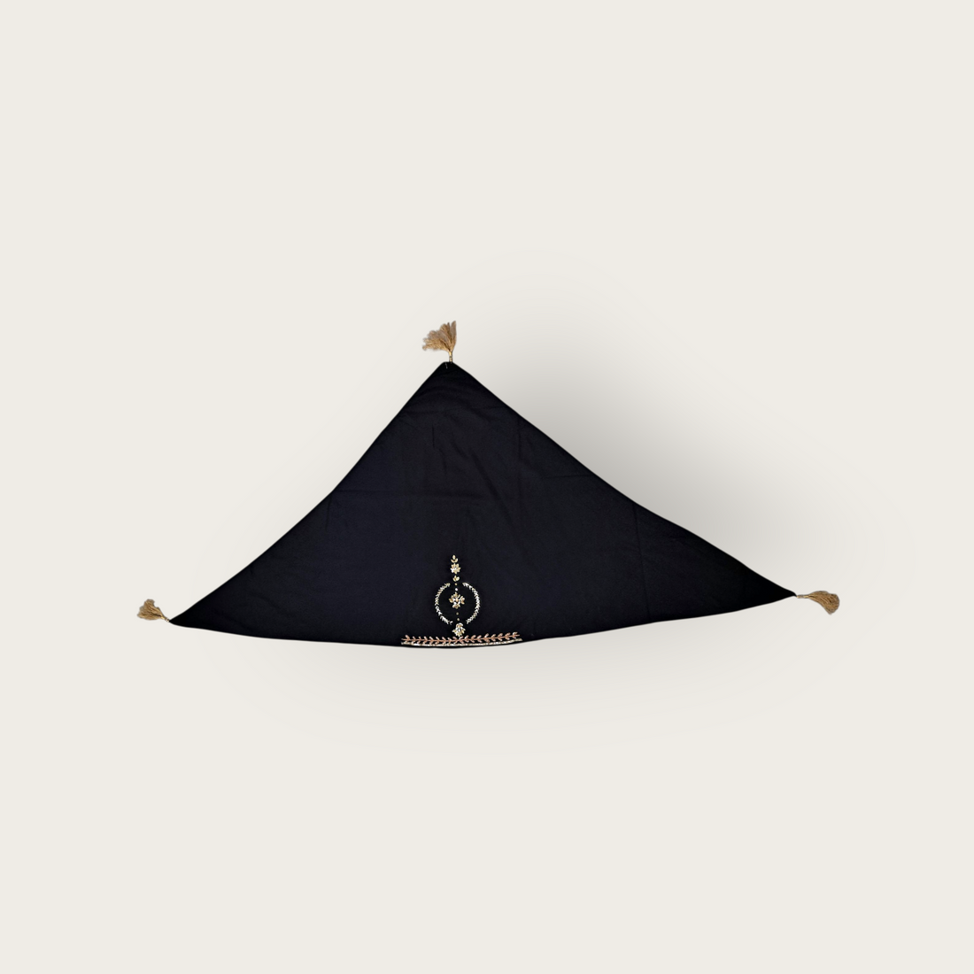 Himachali Traditional Dhatu Head Scarf for Women – Hand-Embroidered Rayon Fabric with Stone Work | Pahadi Cultural & Ethnic Wear