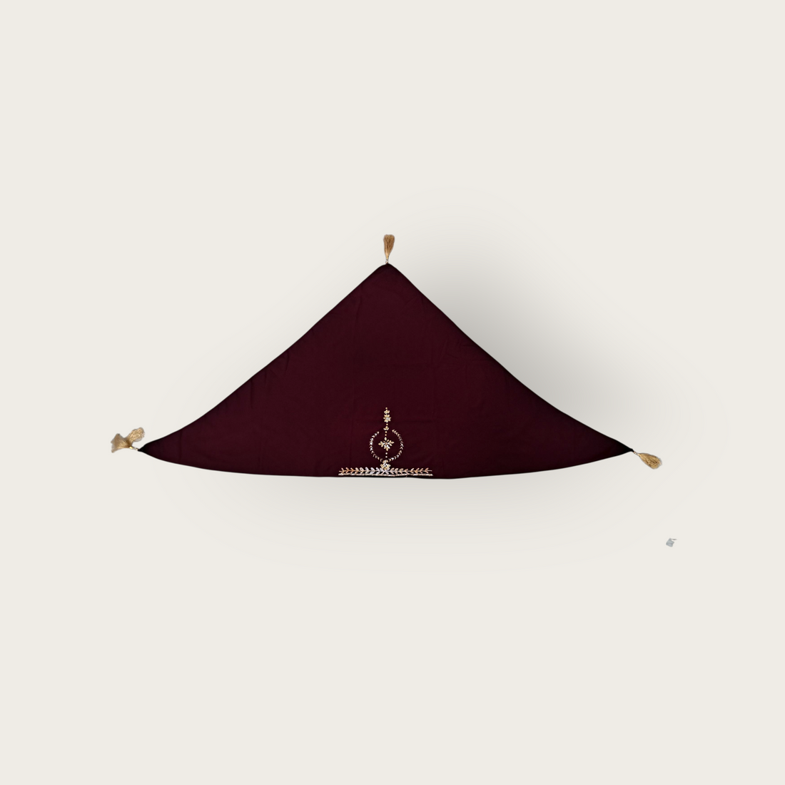 Himachali Traditional Dhatu Head Scarf for Women – Hand-Embroidered Rayon Fabric with Stone Work | Pahadi Cultural & Ethnic Wear